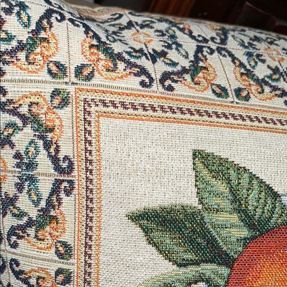 Large Orange Decorative Pillow Set - Picture 7 of 7
